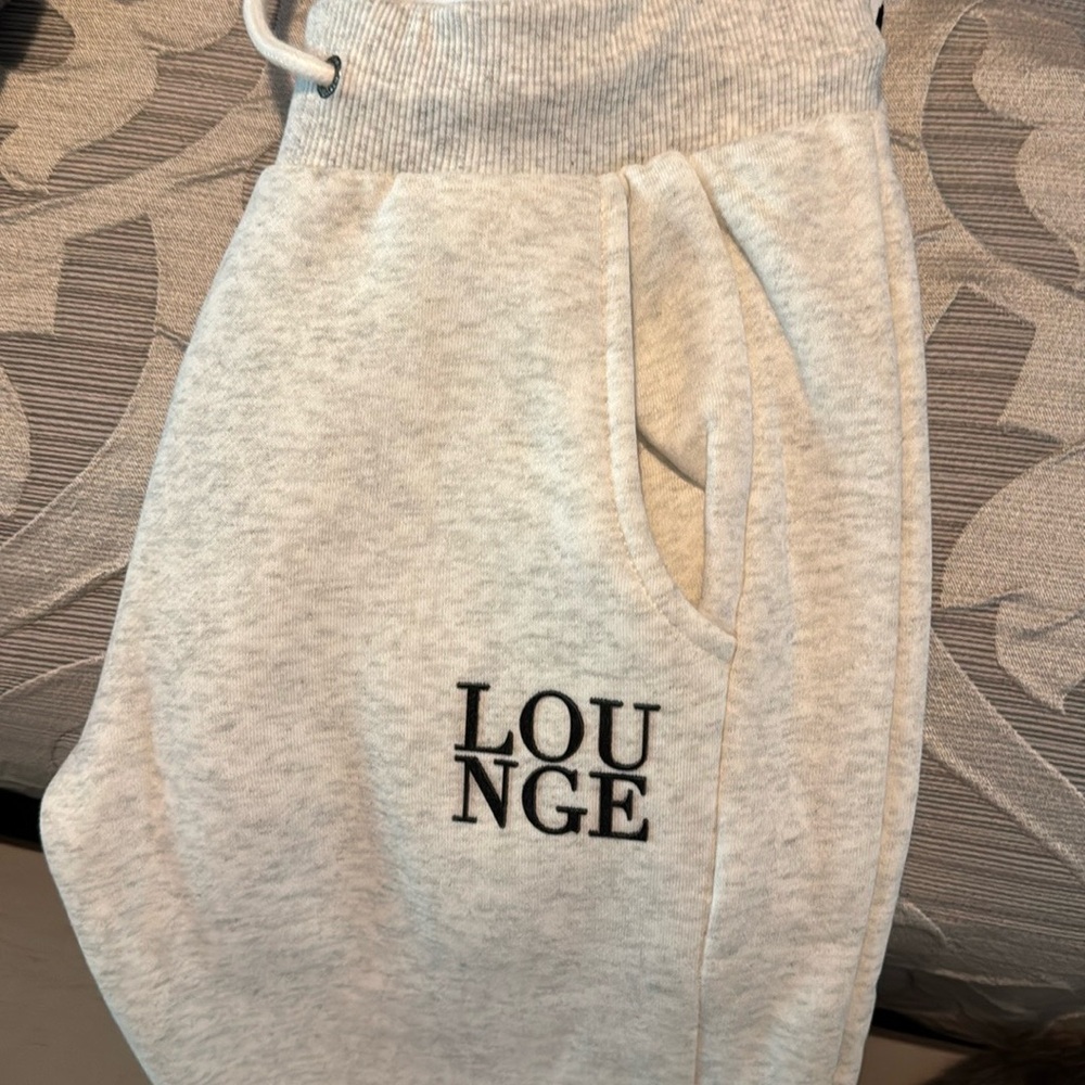DIVA Lounge Gray Track Pants with Elastic Waistband - Picture 5 of 6